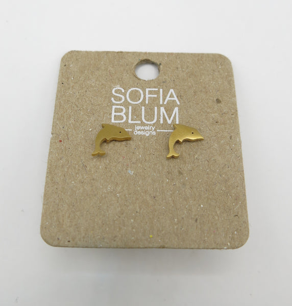 Aretes acero inoxidable-3045U8-$40