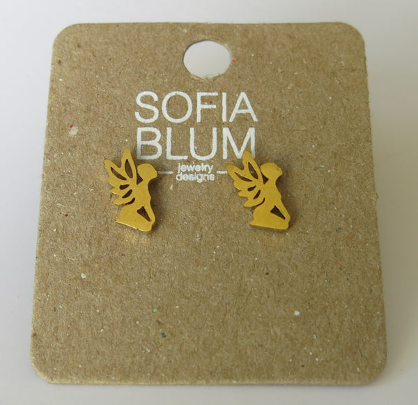 Aretes acero inoxidable-3045a-$28