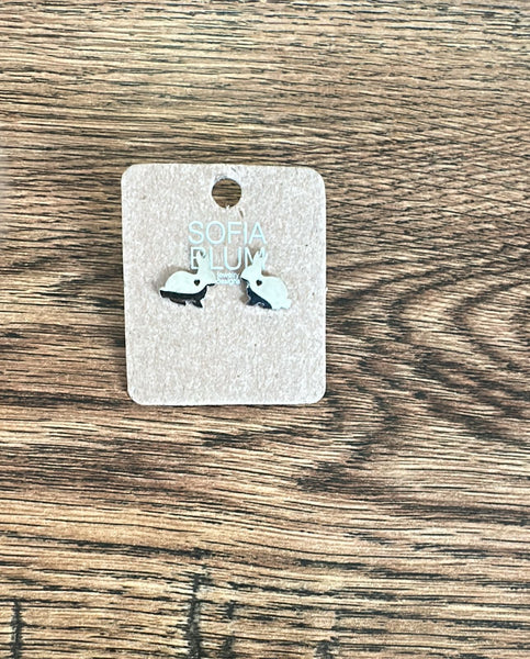 Aretes acero inoxidable-3045ai-$40
