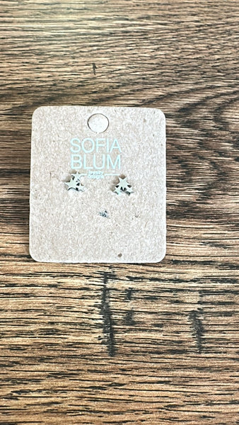 Aretes acero inoxidable-3045bf-$40