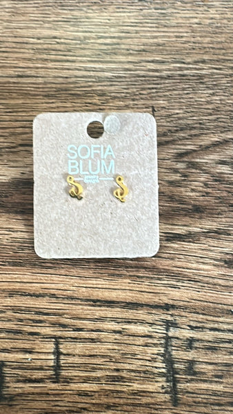 Aretes acero inoxidable-3045bh-$40