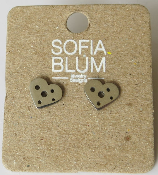 Aretes acero inoxidable-3045i3-$40