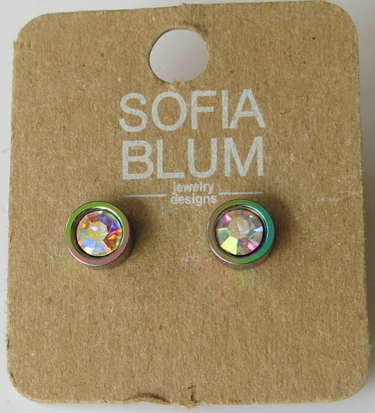 Aretes acero inoxidable-3045k4-$40