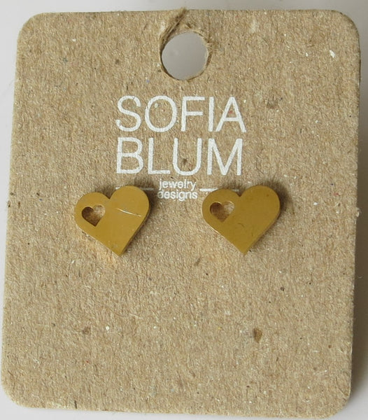 Aretes acero inoxidable-3045r4-$28