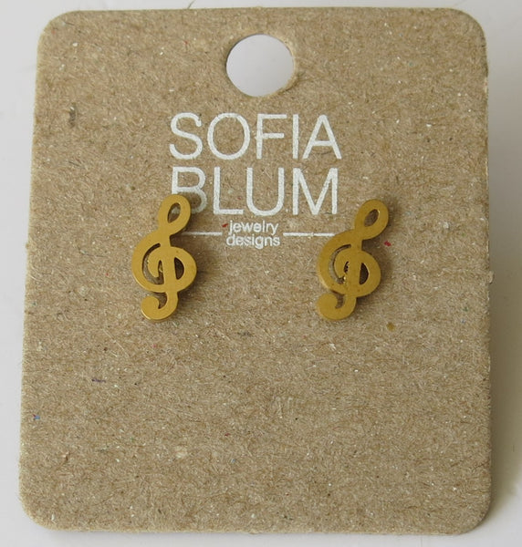 Aretes acero inoxidable-3045z-$40