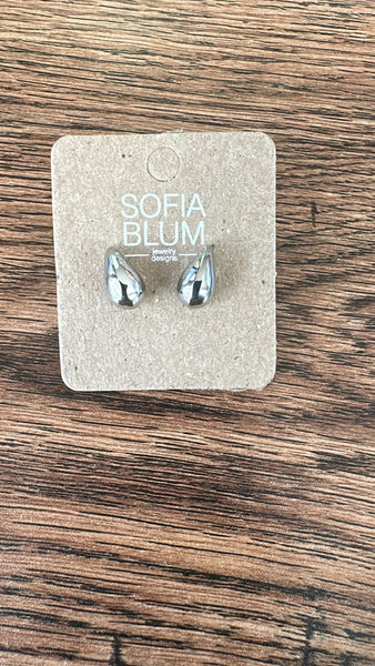 Aretes acero inoxidable-3045z3-$40