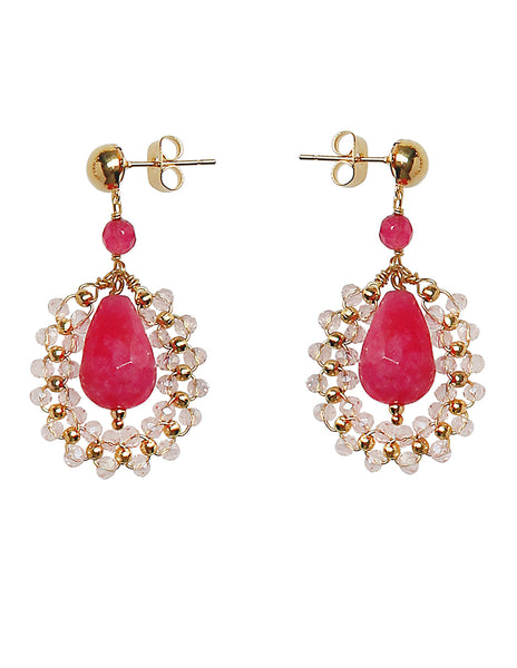 Aretes chapa de oro-6942a-$336