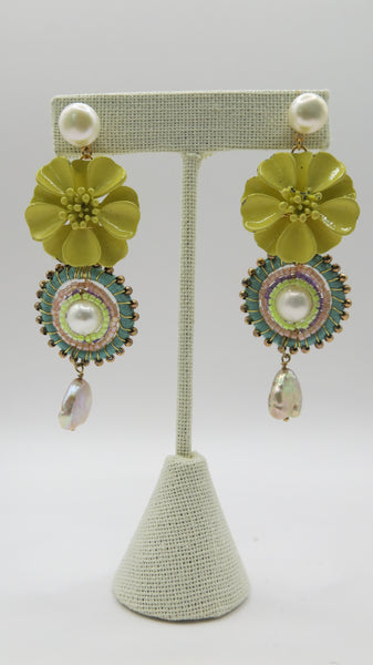Aretes chapa de oro-7632-$576
