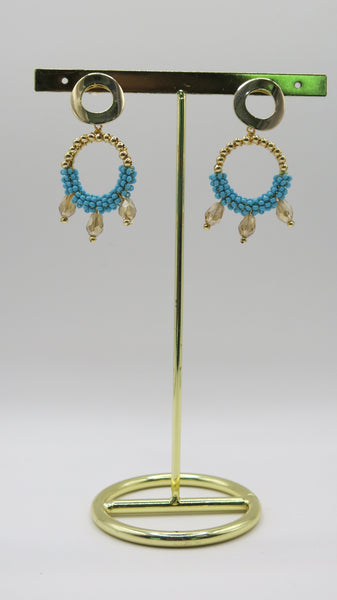 Aretes chapa de oro-7892-$316