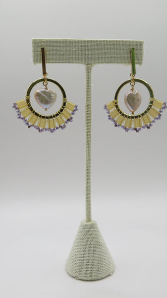 Aretes chapa de oro-7909-$416