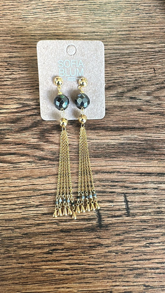 Aretes chapa de oro-979-$296