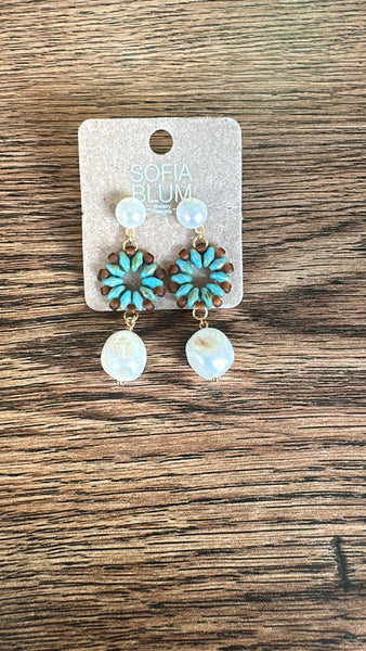 Aretes chapa de oro-7996-$356