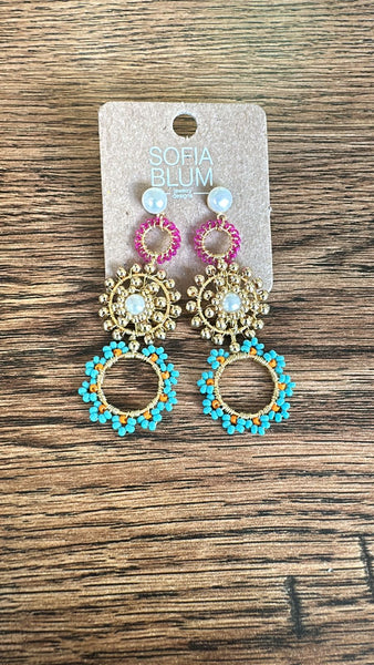 Aretes chapa de oro-7997-$396