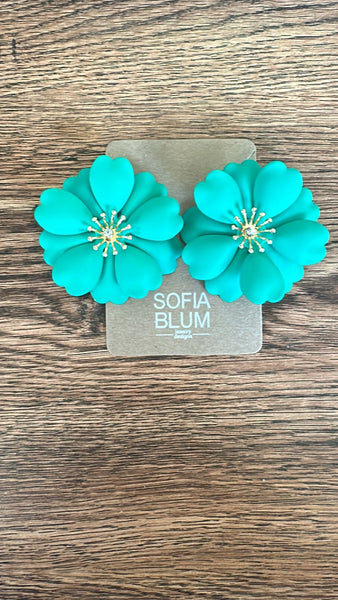 Aretes chapa de oro-8123h-$136