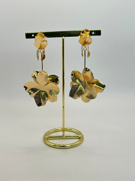 Aretes chapa de oro-8222b-$156