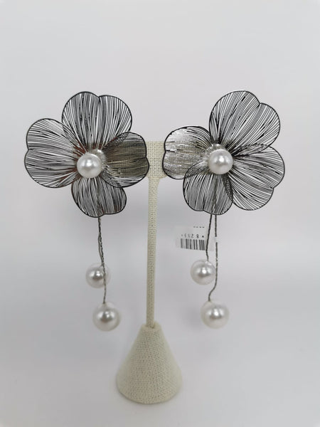 Aretes chapa de oro-8253-$176