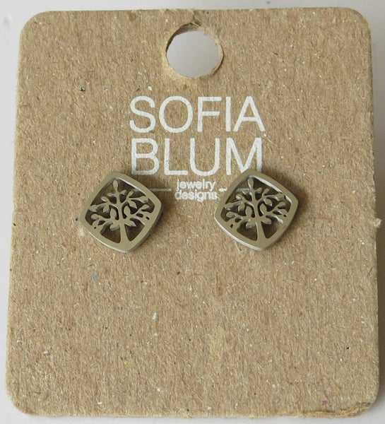 Aretes acero inoxidable-3045f5-$28