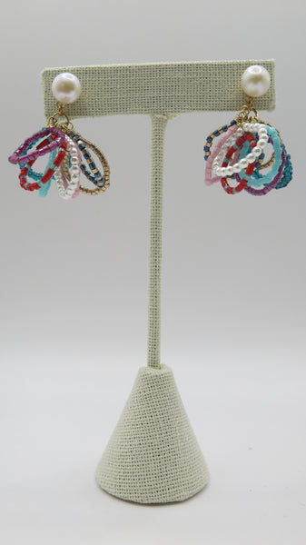 Aretes chapa de oro-7704-$416