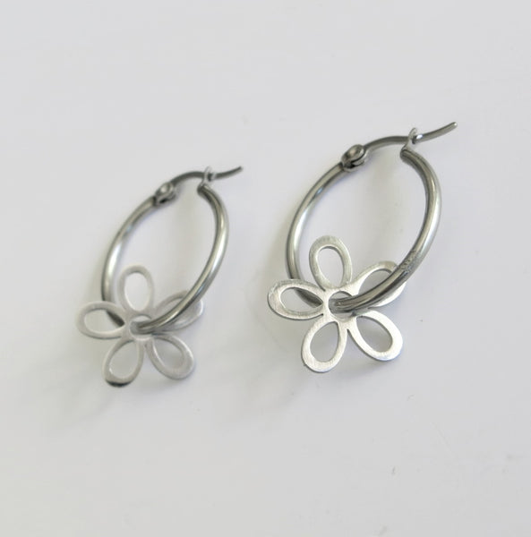 Arracadas acero inoxidable-5672c-$48
