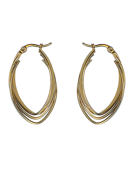 Arracadas acero inoxidable-7027b-$96