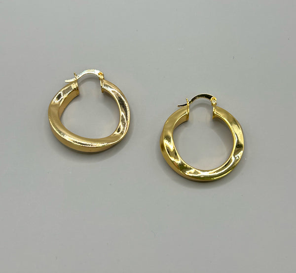 Arracadas de acero inoxidable-7028-$106