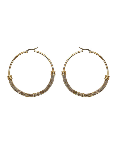 Arracadas acero inoxidable-7036e-$196