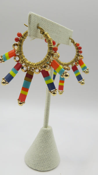 Arracadas chapa de oro-7671A-$456