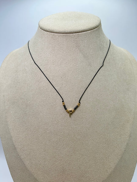 Collar chapa oro-5142F-$216