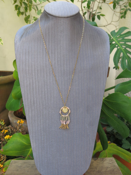 Collar chapa oro-5952A-$376