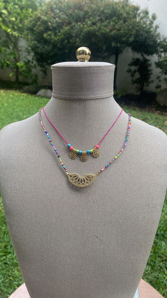 Collar chapa de oro-5895-$356