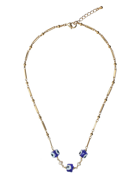 Collar chapa de oro-6363-$316