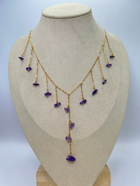 Collar chapa de oro-7482-$416