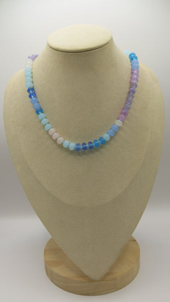 Collar chapa de oro-7836B-$836