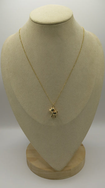 Collar chapa de oro-7843-$216