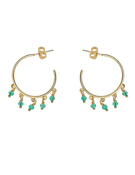 Media arracada chapa de oro-6741a-$196
