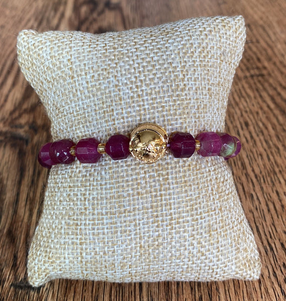 Pulsera chapa oro-5995a-$200