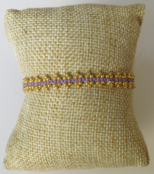 Pulsera chapa oro-7149a-$316