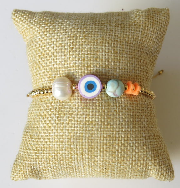 Pulsera chapa oro-7209b-$216