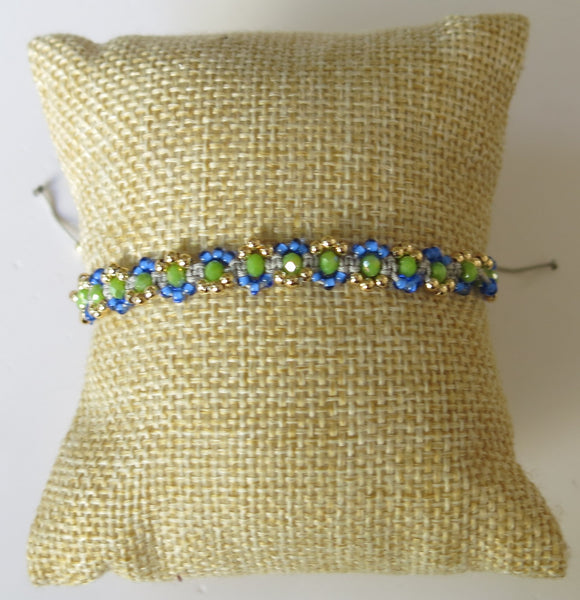 Pulsera chapa oro-7216b-$256