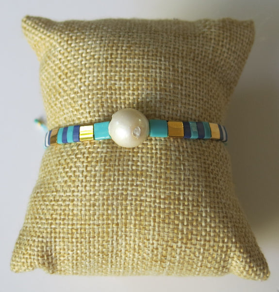 Pulsera chapa oro-7327-$316