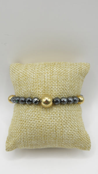 Pulsera chapa oro-7310-$276