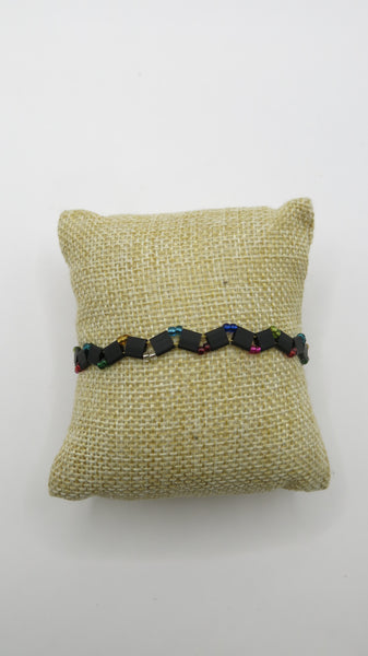 Pulsera chapa oro-7658-$216