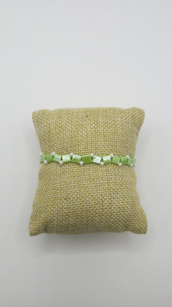 Pulsera chapa oro-7658A