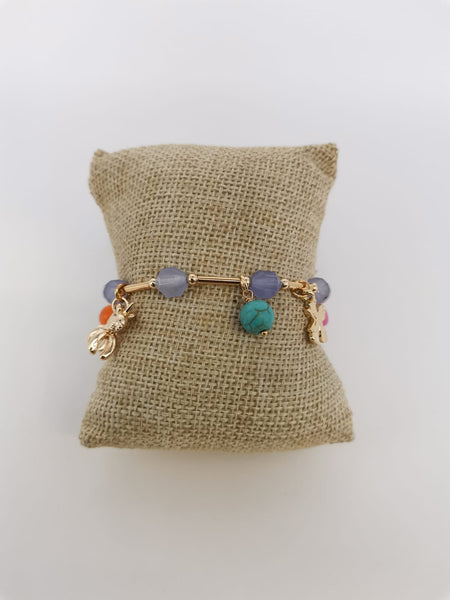 Pulsera chapa oro-7688-$216