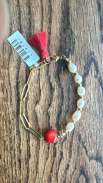 Pulsera chapa oro-7978-$236