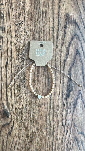 Pulsera chapa oro-8178-$216