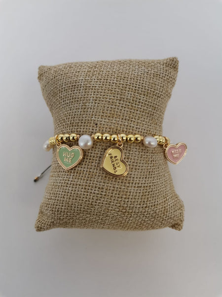 Pulsera chapa oro-8216-$256