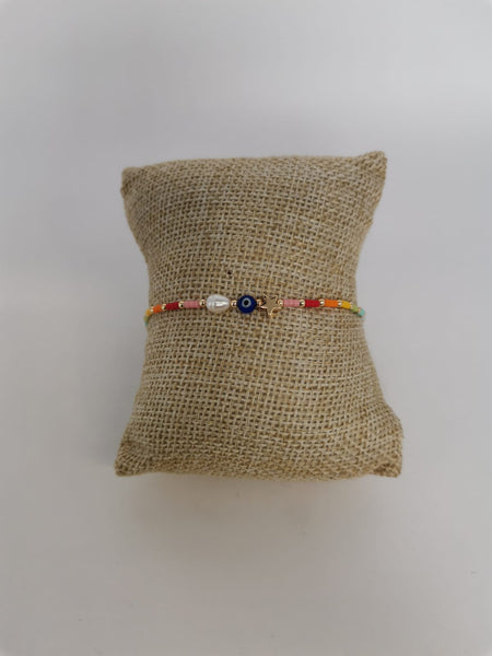 Pulsera chapa oro-8243-$176