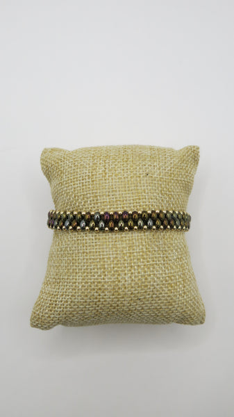 Pulsera chapa de oro-7309g-$316