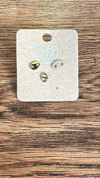 Set aretes chapa oro-300-$216
